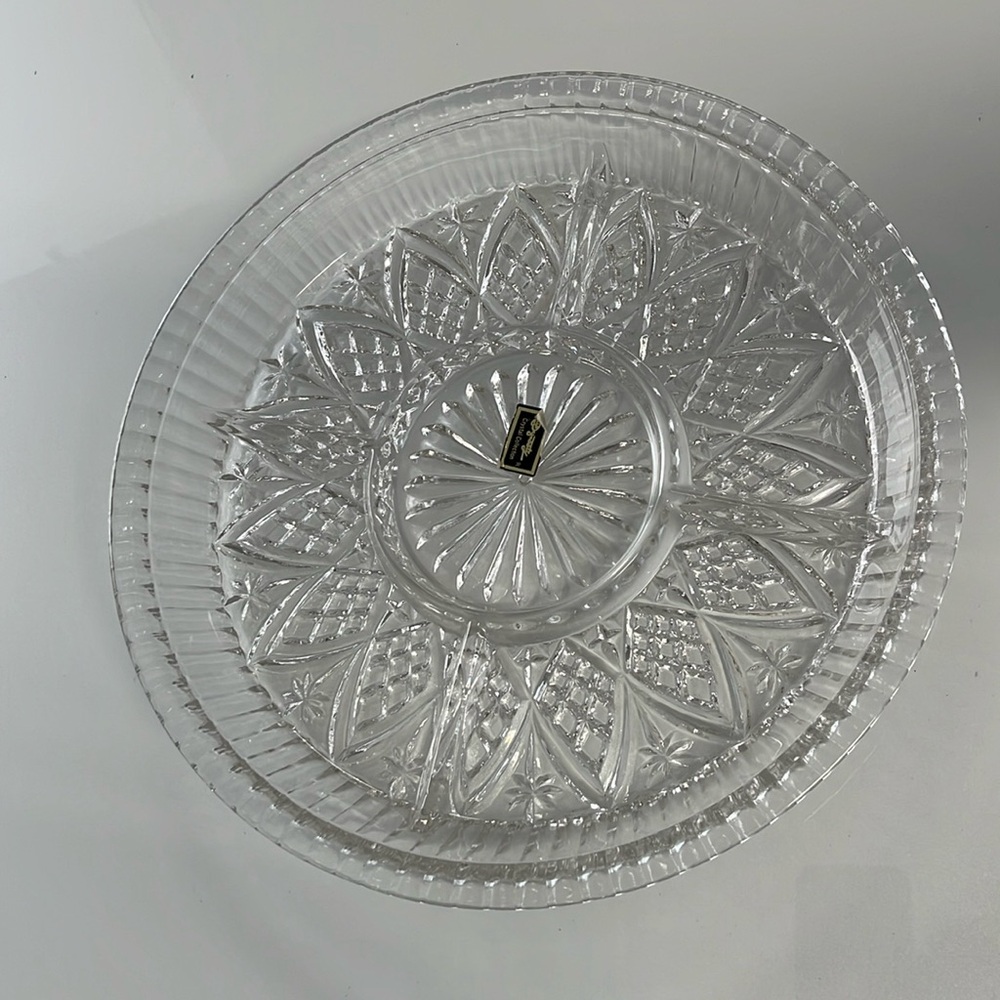 Dynasty Crystal Collection Vanity/Dresser Tray / Jewelry Dish